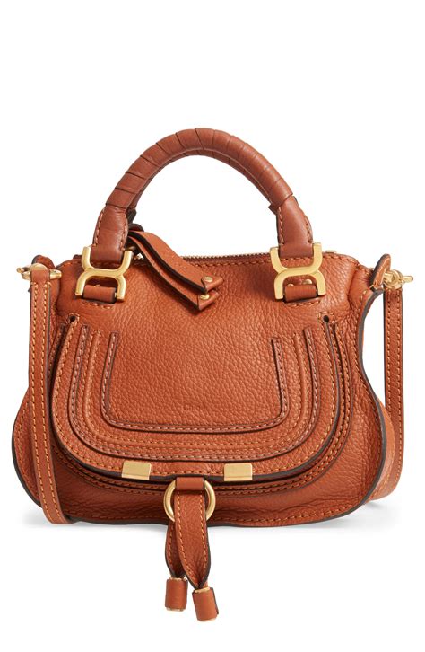 Chloe Mini Marcie Leather Handbag 